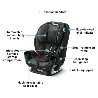 Graco TriRide 3-in-1 Convertible Car Seat - Kipling (LOCAL PICKUP ONLY)