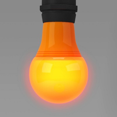 2pk LED Halloween Novelty Replacement Bulbs Orange