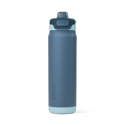 Zulu 24oz Stainless Steel Powerfill Pro Water Bottle - Blue