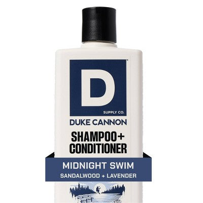 Duke Cannon Supply Co. 2-in-1 Shampoo and Conditioner - Midnight Swim - 14oz