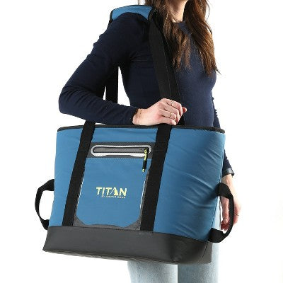 Titan by Arctic Zone 30Cans/20 qt Insulated Cooler Tote - Marine Blue