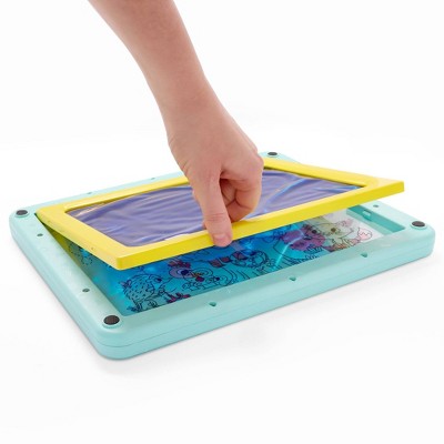 B. toys 3-in-1 Grab & Glow Lightboard - 9pc Portal LED Drawing Board for Kids, Travel Toy