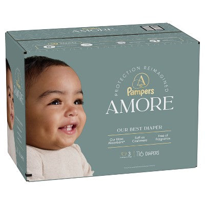 Amore by Pampers Diapers Enormous Pack - Size 3 - 116ct