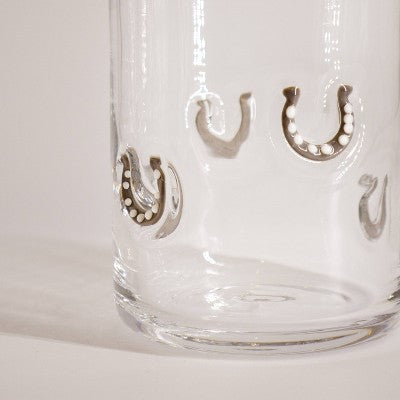 Madison Home 16 fl oz Icon Glass Horseshoes