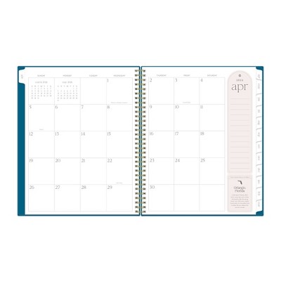 Rhi James for Blue Sky Weekly/Monthly Planner 15 Month Wirebound 8.5"x11" Solid - Indigo