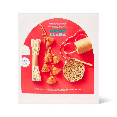 Crochet Rafia Basket Craft Kit Elevated - Mondo Llama