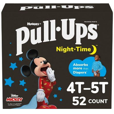 Pull-Ups Night-Time Disposable Training Pants - Boys' - 4T-5T - 52ct