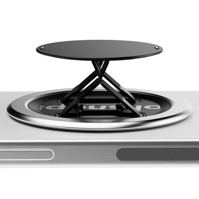 ohsnap! Snap Grip Luxe Magnetic Phone Grip Fits Any Phone - Pure Silver