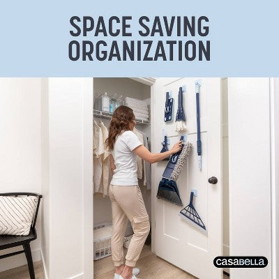 Casabella Click Clean and Organize Easy Wring Cone Mop Head and Hook