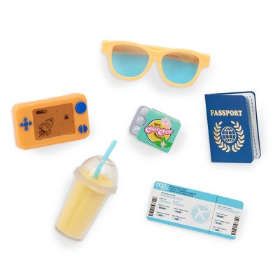 Our Generation Milo 18'' Boy Doll Luggage & Travel Accessories Set