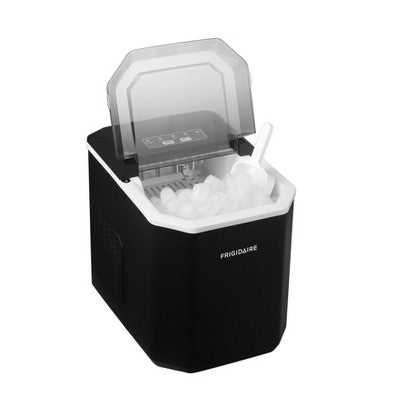 Frigidaire 26lb Compact Ice Maker - Black: Portable Countertop Ice Machine, Bullet Ice, 26lb Daily Production (LOCAL PICKUP ONLY)