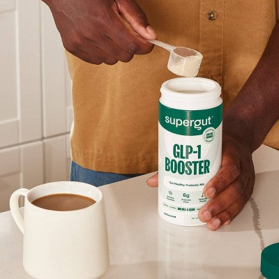 Supergut GLP-1 Booster for Craving Control & Digestive Health - Unflavored - 20 Servings