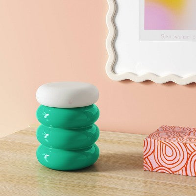 Portable Cordless Storage Novelty Table Lamp with Rechargeable Battery Green - Room Essentials