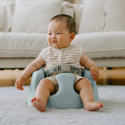 Bumbo Floor Seat PLUS+ with Tray Infant Positioning Seat - Desert Mirage