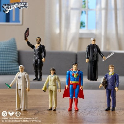 DC Comics New Reto Line Superman The Movie White Coat Joor-EL Action Figure