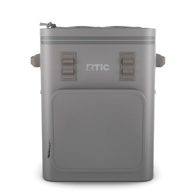 RTIC Outdoors 24 Can Ultra-Tough Backpack Cooler - Gray: Vinyl Liner, Holds 24 Cans