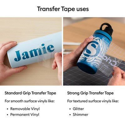Cricut 12" x 48" Vinyl Transfer Tape: Clear PET Material, Compatible with All Cricut Machines, Craft Cutting Materials