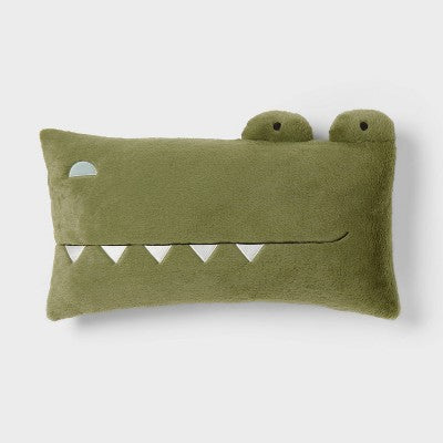 Alligator Kids' Decorative Bed Pillow - Pillowfort (LOCAL PICKUP ONLY)