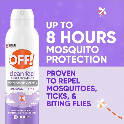 OFF! Clean Feel Mosquito Repellent Bug Spray 20% Picaridin - 2ct/5oz each