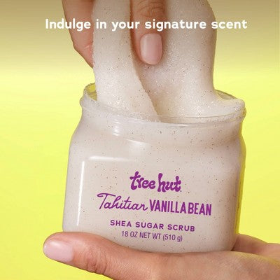 Tree Hut Tahitian Vanilla Bean Shea Sugar Body Scrub - 18oz