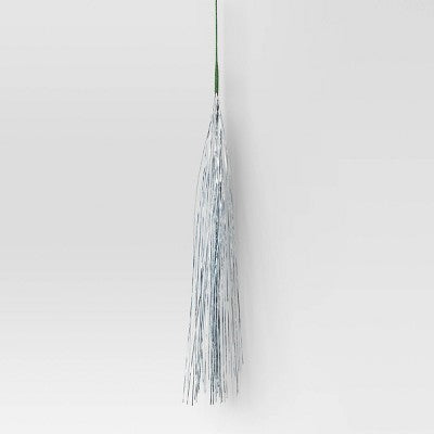 Christmas Silver Tinsel Picks - Wondershop
