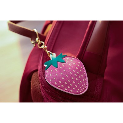 Vivitar Airtag Keychain - Strawberry