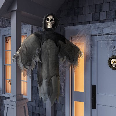 59.8" 4 in 1 Light-up Skele Ghoul Halloween Decorative Prop Gray - Hyde and EEK! Boutique