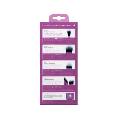 Real Techniques Eye-Conic Essentials Brush Set - 4pc
