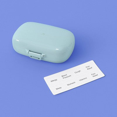 Purse/Travel Multiple Compartments Pill Case - up&up