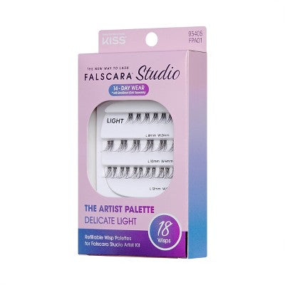 KISS Products Falscara Studio Lash Extension Kit - Delicate Light - 18ct