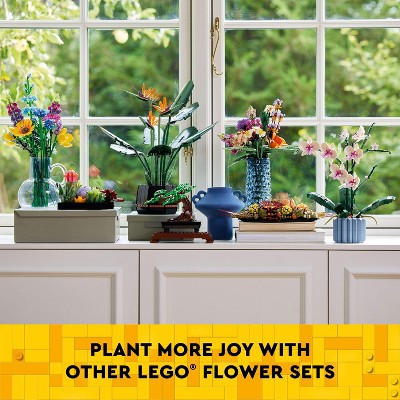 LEGO Flowers Celebration Gift, White and Pink Cherry Blossom 40725