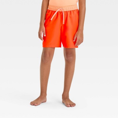 Boys' Colorblock Swim Shorts - Cat & Jack Orange L