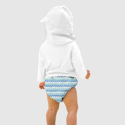 Green Sprouts Baby Eco Pull-up Reusable Swim Diaper - Blue 12M