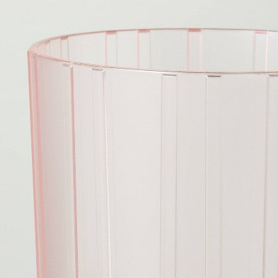 16oz Textured Acrylic Wine Goblet Coral - Hearth & Hand with Magnolia