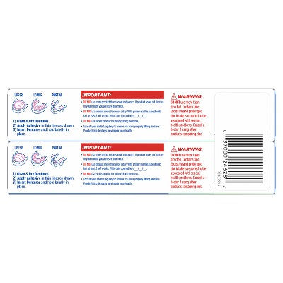 Fixodent Plus Scope Precision Hold & Seal Denture Adhesive - 2.0oz/2pk