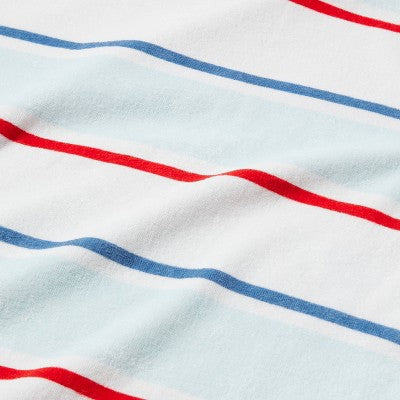 Red and White Striped Beach Towel - Sun Squad