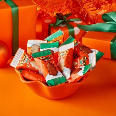 Reese's Christmas Assorted Milk Chocolate and White Creme Peanut Butter Trees Candy - 18.6oz