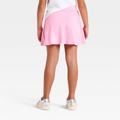 Girls' Knit Skort - Cat & Jack Pink M