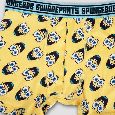 Boys' SpongeBob SquarePants 4pk Athletic Boxer Briefs - 8