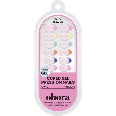 Ohora Nail Art Gel Tip - Pop French - 30ct