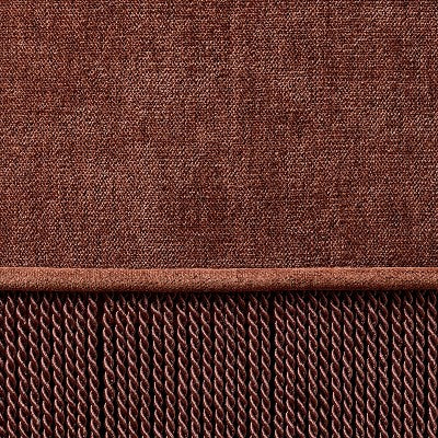 Upholstered Swivel Accent Chair with Fringe Red - Threshold Designed with Studio McGee (LOCAL PICKUP ONLY)
