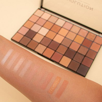 Makeup Revolution Maxi Reloaded Eyeshadow Palette - Ultimate Nudes - 2.16oz