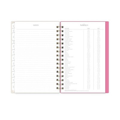 Rhi James for Blue Sky Daily/Monthly Planner 15 Month Wirebound 5"x8"" Printed - Cream Dot