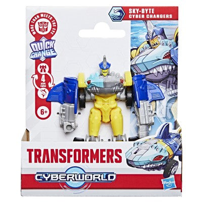 Transformers CYBERWORLD Sky-Byte Cyber Changers