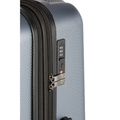SWISSGEAR Energie Hardside Large Checked Spinner Suitcase - Iron Gray