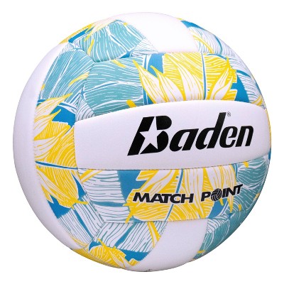 Baden Matchpoint Floral Volleyball - Turquoise/Yellow: Outdoor Sports Equipment, Kids Aged 4+