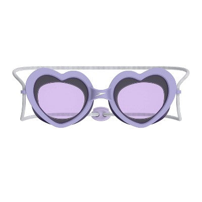 Speedo Kids' Sunny Vibes Heart Swim Goggles - Bright Lavender/Lavender