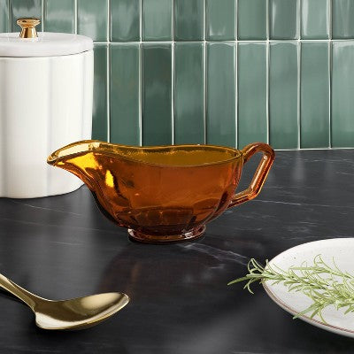 10 fl oz Gravy Boat Brown - Threshold
