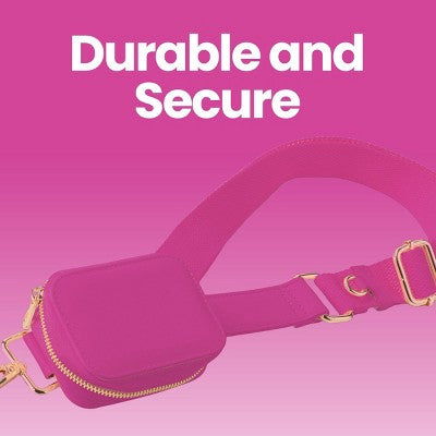 GEMS Crossbody Phone Strap with Wallet - Fuchsia