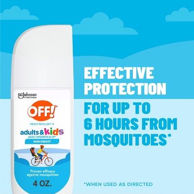 OFF! Adults and Kids Mosquito Repellent PicaridinBug Spray - 4oz
